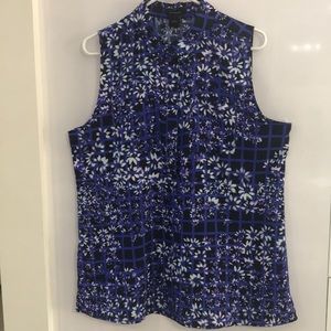 Ann Taylor Print Blouse